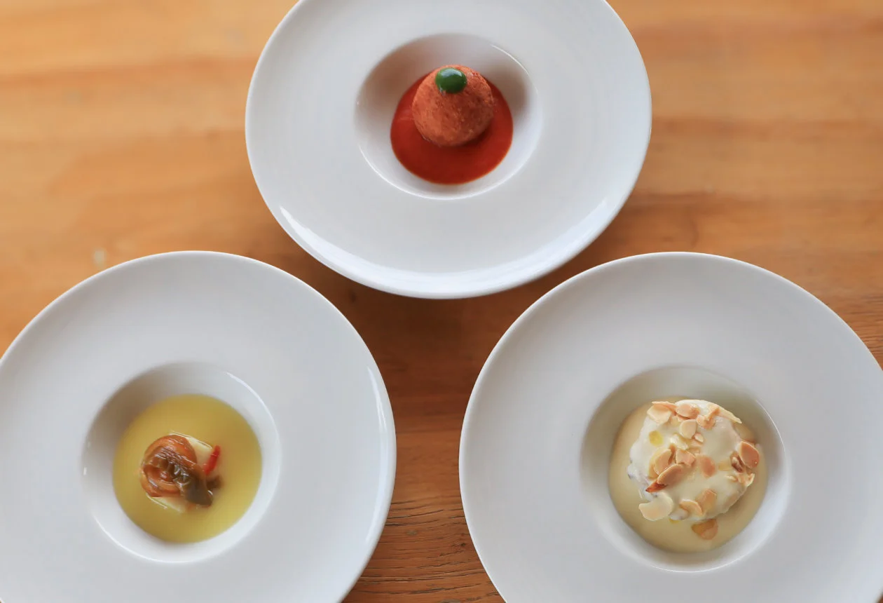 Tris di antipasti a La Rustica